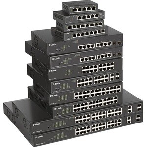 Commutateur Ethernet D-Link DGS-1100 DGS-1100-08PV2 8 Ports Gérable - 2 Couche supportée - 77,90 W Power Consumption - 64 