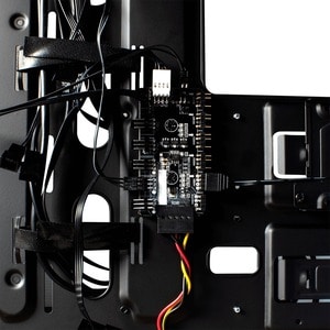 Game Factor CSG601 Gabinete para computadora gamer - ATX, Mini ITX, Micro ATX, EATX Placa base admitida - Vidrio templado,