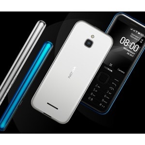 Nokia 8000 4G 4 GB Feature Phone - 7.1 cm (2.8") QVGA 320 x 240 - Cortex A7Quad-core (4 Core) 1.10 GHz - 512 MB RAM - 4G -