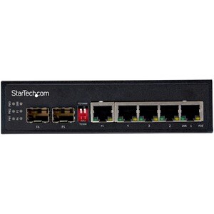 StarTech.com 5 Ports Ethernet Switch - Gigabit Ethernet - 1000Base-T, 1000Base-X - 2 Layer Supported - Modular - 2 SFP Slo