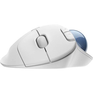 Logitech ERGO M575 Rato - Bluetooth - USB - Ótico - 5 Taste(n) - Branco - Sem fios - 2.40 GHz - 2000 dpi - Roda de deslocação