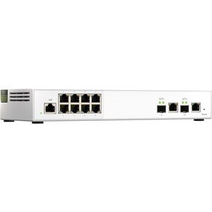 QNAP QSW QSW-M2108-2C 10 Ports Manageable Ethernet Switch - 2 Layer Supported - Modular - 12.17 W Power Consumption - Opti