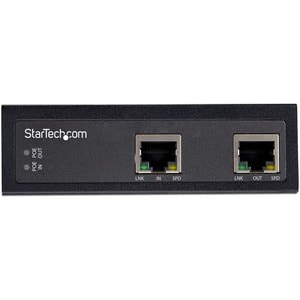 StarTech.com POEEXT1G60W PoE Extender - 1 x PoE+ Input Port(s) - 1 x Ethernet Output Port(s) - Black