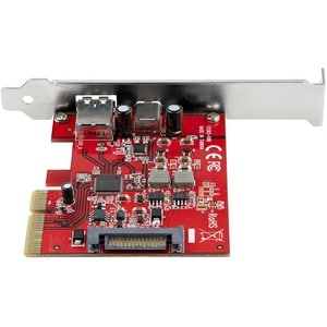 StarTech.com USB 3.1 Card - PCI Express x4 - Plug-in Card - 2 USB Port(s) - 2 USB 3.1 Port(s) - UASP Support - PC, Mac, Linux