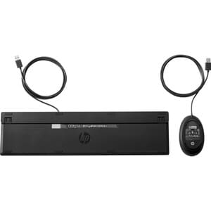 HP 320MK Keyboard & Mouse - English - USB Cable - USB Cable Mouse - Symmetrical - Compatible with Notebook for Windows