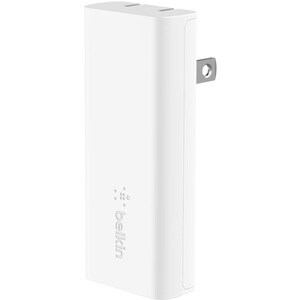 Belkin BoostCharge 20W USB-C Power Delivery  GaN Wall Charger + USB-C Cable - Power Adapter - 20 W - White