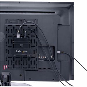 StarTech.com Universal TV Accessory Mount - Adjustable Behind TV or Wall Mount - Media Players/Router/AV Extenders/Apple T