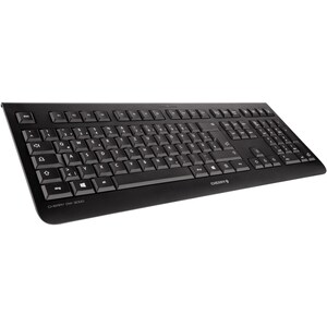 CHERRY DW 3000 Keyboard & Mouse - QWERTY - 1 - USB Wireless RF - 104 Key - Keyboard/Keypad Color: Black - USB Wireless RF 
