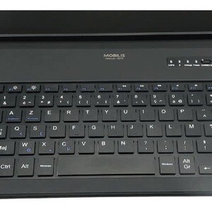 Housse/Clavier MOBILIS Origine - Folio Style pour 26,4 cm (10,4") Samsung Galaxy Tab A7 Tablette - Noir - Résistant aux co