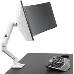 Ergotron Gelenkhalterung für Monitor, Gekrümmte Bildschirmanzeige, Montagearm - Weiß - 1 Unterstützte(r) Display(s)Bildsch