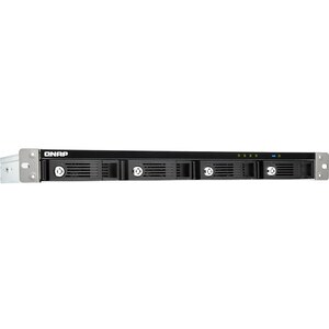 QNAP TR-004U 4 x Total Bays DAS Storage System Rack-mountable - Serial ATA/600 Controller - RAID Supported - 0, 1, 5, 10, 