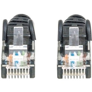Network Patch Cable, Cat6, 0.5m, Black, CCA, U/UTP, PVC, RJ45, Gold Plated Contacts, Snagless, Booted, Lifetime Warranty, 