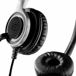 EPOS IMPACT SC 660 Kabel Auf den Ohren Stereo Headset - Schwarz, Silber - Binaural - 50 Hz bis 18 kHz Frequenzgang - 100 c