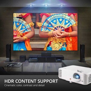 ViewSonic PX701-4K Standard Throw DLP Projector - 16:9 - Ceiling Mountable - 3840 x 2160 - Front - 2160p - 6000 Hour Norma