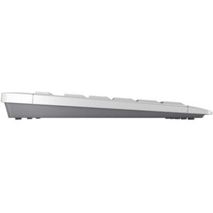 CHERRY STREAM DESKTOP Tastatur & Maus - Deutsch - Kabellos USB, Pale Gray - Maus, Optische, Kabellos, USB, 2400 dpi Bewegu