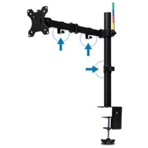 Kensington SmartFit Desk Mount for Monitor - Black - 1 Display(s) Supported - 86.4 cm (34") Screen Support - 8 kg Load Cap