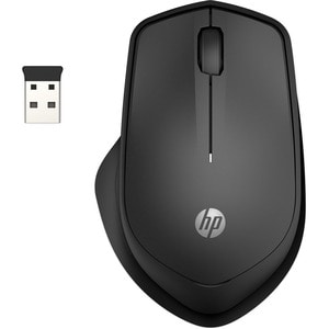 HP 280M Mouse - USB - Jet Black - Wireless