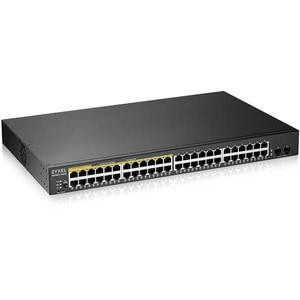 ZYXEL GS1900 GS1900-48HPv2 48 Ports Manageable Ethernet Switch - 2 Layer Supported - Modular - 2 SFP Slots - 220.50 W Powe