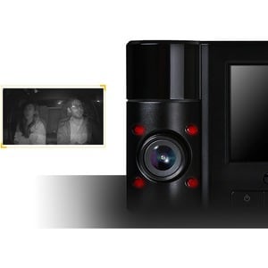 Transcend DrivePro 550B Digital Camcorder - 6.1 cm (2.4") LCD Screen - STARVIS - Full HD - 16:9 - H.264, MP4 - USB - micro