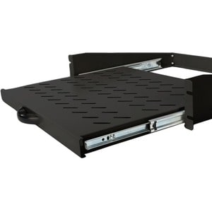 Digitus 2U Rackmount Rack-Regal für LAN-Schalter, Patchfeld, Server - 482,60 mm Rack Width - Schwarz - Stahl - 30 kg Maxim