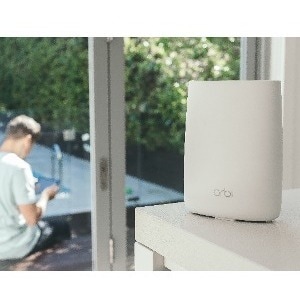 Netgear Orbi RBS350 Wi-Fi 6 IEEE 802.11ax Ethernet Wireless Router - 2.40 GHz ISM Band - 5 GHz UNII Band - 2 x Antenna(2 x