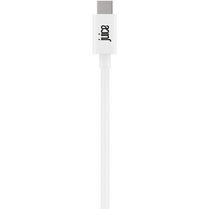 JUICE 1 m USB/USB-C Data Transfer Cable - First End: USB Type C - Second End: USB Type A - White