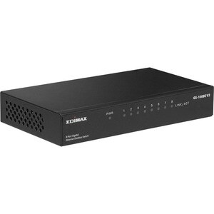 Switch Ethernet Edimax GS-1008E V2 8 Porte - 2 Layer supportato - 3 W Consumo energetico - Coppia incrociata - Desktop, Pa
