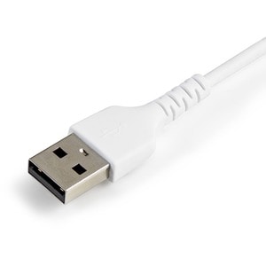 StarTech.com 6 inch/15cm Durable White USB-A to Lightning Cable, Rugged Heavy Duty Charging/Sync Cable for Apple iPhone/iP
