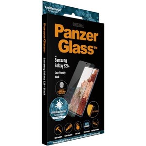 PanzerGlass Original Tempered Glass Screen Protector - Transparent, Black - For LCD Smartphone - Scratch Resistant, Finger