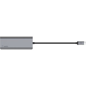 Belkin Connect USB-Typ C Docking Station - Ladefunktion - Speicherkartenleser - SD - 4K - 3840 x 2160 - 2 x USB-Anschlüsse