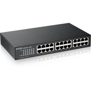 Commutateur Ethernet ZYXEL GS1100 GS1100-24E 24 Ports - Gigabit Ethernet - 100/1000Base-T - 2 Couche supportée - 13 W Powe