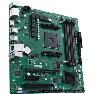 Asus PRO B550M-C/CSM Desktop Motherboard - AMD B550 Chipset - Socket AM4 - Micro ATX - 128 GB DDR4 SDRAM Maximum RAM - DIM