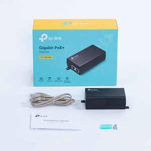 TP-Link PoE Injector - 1 x 10/100/1000Base-T Input Port(s) - 1 x 10/100/1000Base-T Output Port(s) - 30 W - Wall-mountable/