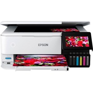 Epson ET-8500 Inkjet Multifunction Printer-Color-Copier/Scanner-5760x1440 dpi Print-Automatic Duplex Print-100 sheets Inpu