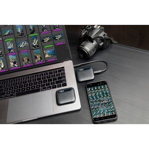 Unidad de estado sólido Pórtatil Crucial X6 - Externo - 1 TB - Consola de juegos, Xbox One, MAC, Smartphone, Tableta, Port