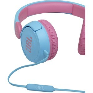 JBL Wired Over-the-head Stereo Headset - Pink, Blue - Binaural - Circumaural - 32 Ohm - 20 Hz to 20 kHz - Mini-phone (3.5mm)