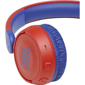 JBL Jr310BT Wireless On-ear Stereo Headset - Red - Binaural - Ear-cup - 1500 cm - Bluetooth - 32 Ohm - 20 Hz to 20 kHz