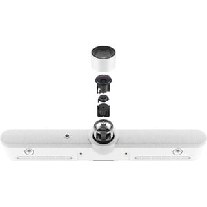 Logitech Rally Bar Video Conferencing Camera - 30 fps - White - USB 3.0 - 3840 x 2160 Video - 3x Digital Zoom - Microphone