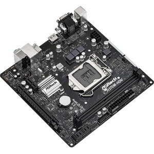 ASRock H370M-HDV Desktop-Mainboard - Intel H370 Chipsatz - Socket H4 LGA-1151 - Micro ATX - Core Processor Supported - 64 