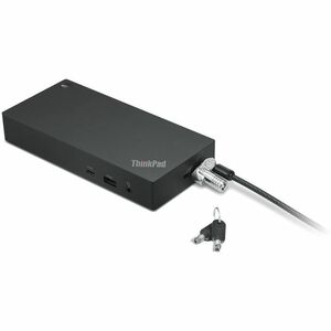 Lenovo NanoSaver MasterKey Cable Lock - 5.91 ft Cable - Master Keyed Lock - Black - Carbon Steel, Plastic - For Notebook, 