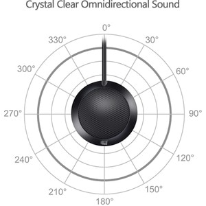 Adesso Xtream M3 Wired Condenser Microphone - 6.50 ft - 80 Hz to 20 kHz - 680 Ohm -47 dB - Omni-directional - Table Mount 