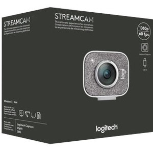 Logitech StreamCam Webcam - 60 fps - Graphite - USB 3.1 - 1920 x 1080 Video - Auto-focus - Microphone - Computer, Notebook