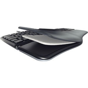 CHERRY ERGO KC 4500 Robust Tastatur - Kabel Konnektivität - USB Schnittstelle - Französisch - AZERTY Layout - Schwarz - 10