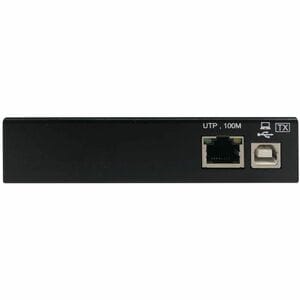 Tripp Lite series B203-104-IND-ER USB Extender - TAA Compliant - Black - 2 x Network (RJ-45) - 5 x USB - 101 m Extended Ra