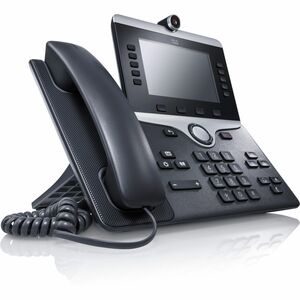 Cisco 8845 Telefone IP - Recondicionado - Bluetooth - Montagem em parede - Carvão - Compatível com TAA - VoIP - 2 x Rede (