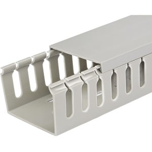 StarTech.com Cable Management Raceway w/Parallel Slots 78in - Network Cable Hider Kit - Slotted Wire Duct System - Cord Co