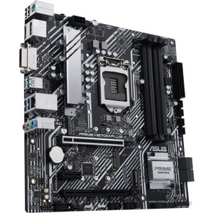 Asus Prime H570M-PLUS/CSM Desktop Motherboard - Intel H570 Chipset - Socket LGA-1200 - Intel Optane Memory Ready - Micro A