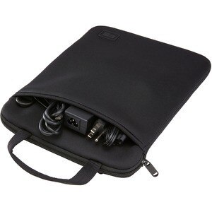 Case Logic Quantic LNEO-212 Carrying Case (Sleeve) for 12" Chromebook - Black - Polyester Body - Shoulder Strap, Handle - 