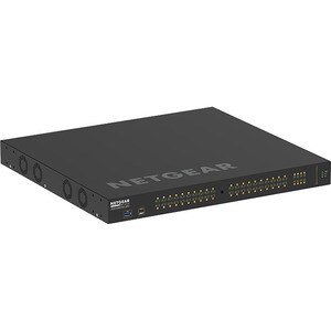 Netgear M4250-40G8XF-PoE+ AV Line Managed Switch - 40 Ports - Manageable - 3 Layer Supported - Modular - 89.20 W Power Con