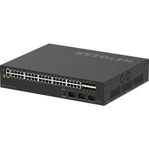 Netgear M4250-40G8XF-PoE++ AV Line Managed Switch - 40 Ports - Manageable - 3 Layer Supported - Modular - 82.60 W Power Co